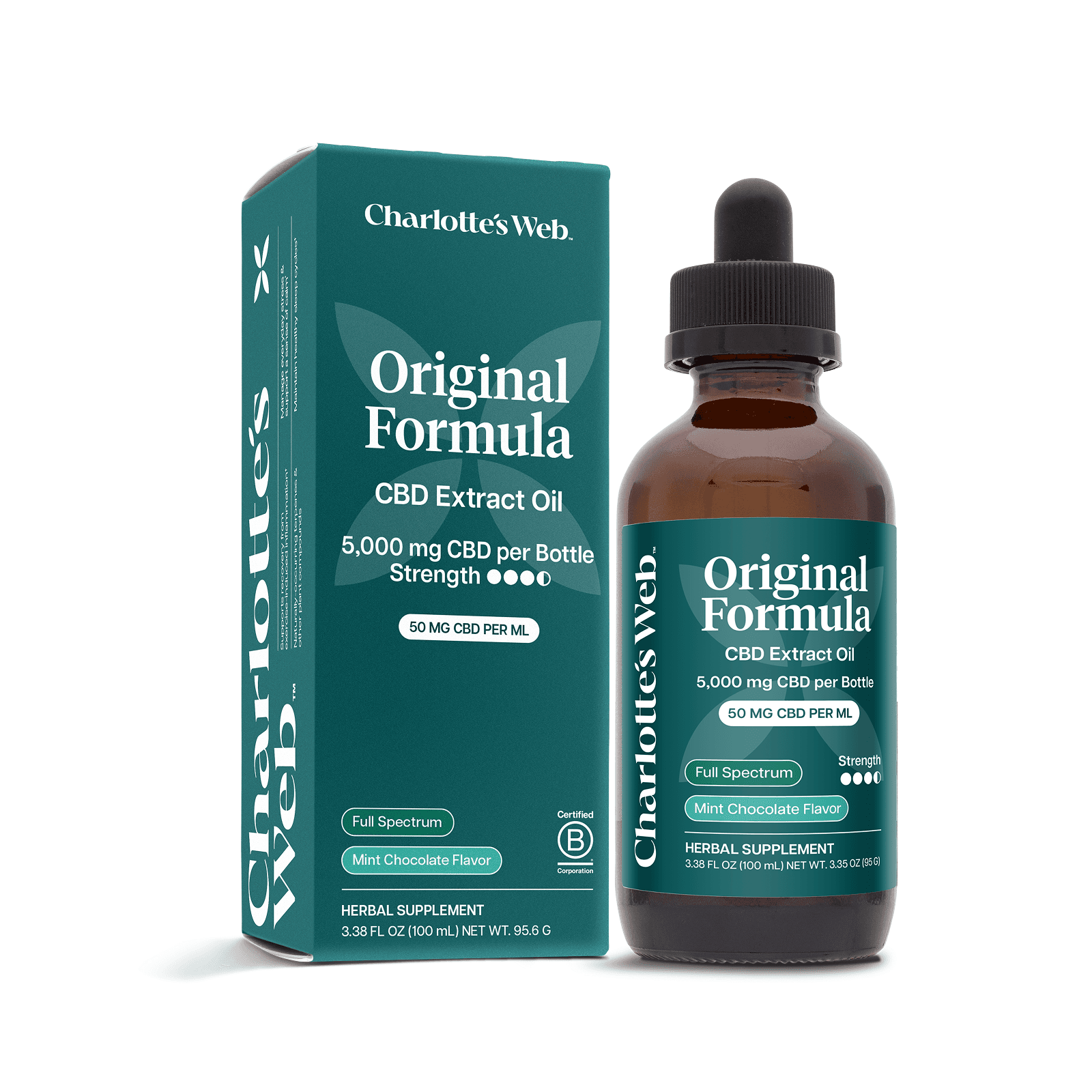 Daily Care 60MG CBD Oil — Charlotte's Web product photo