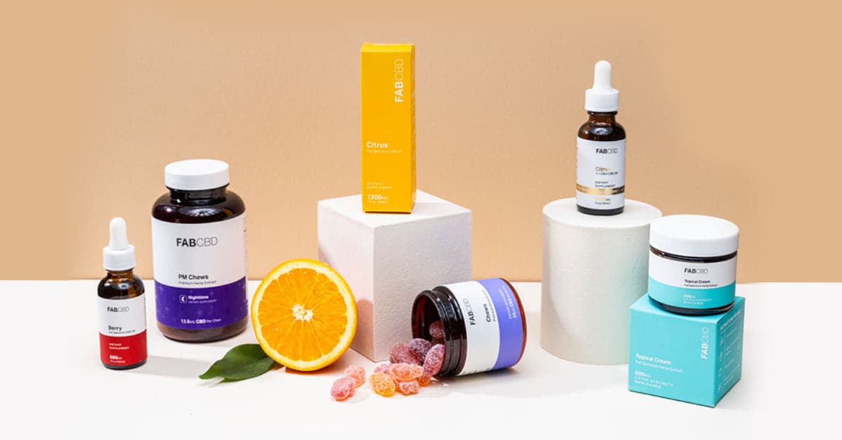 Natural Citrus CBD Oil — FAB CBD product photo